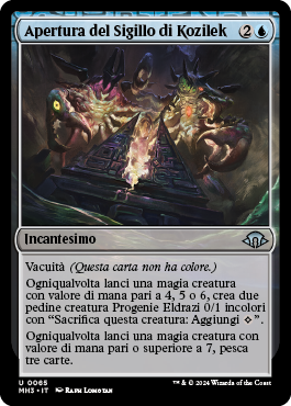 Apertura del Sigillo di Kozilek