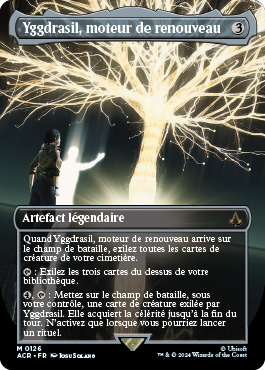 Yggdrasil, moteur de renouveau