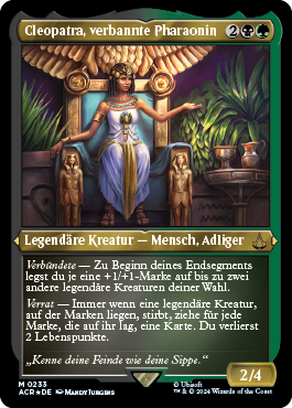 Cleopatra, verbannte Pharaonin