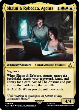 Shaun & Rebecca, Agents