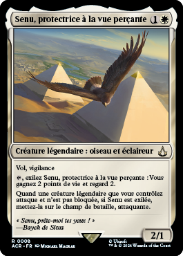 Senu, protectrice à la vue perçante