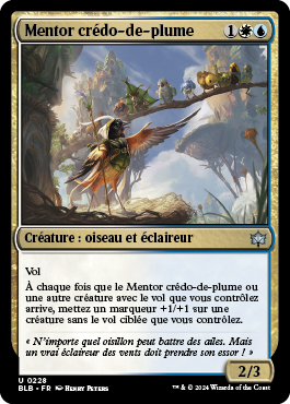 Mentor crédo-de-plume