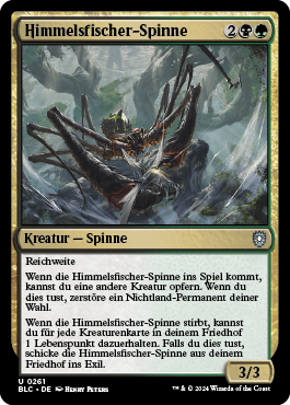 Himmelsfischer-Spinne