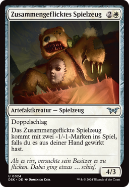 Zusammengeflicktes Spielzeug