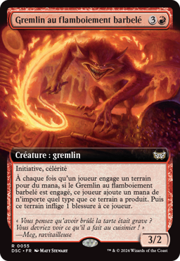 Gremlin au flamboiement barbelé