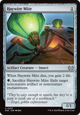 Haywire Mite (Duskmourn: House of Horror Commander) - Gatherer - Magic ...