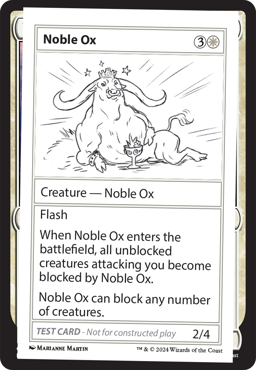 Noble Ox (playtest)