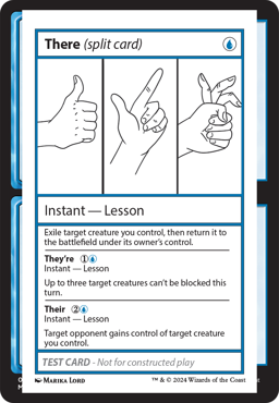 There (split card)(playtest)