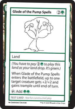 Glade of the Pump Spells (playtest)