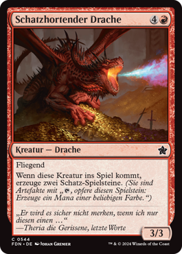 Schatzhortender Drache