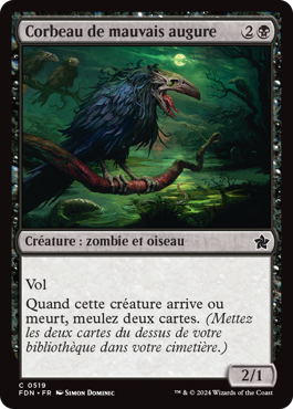 Corbeau de mauvais augure