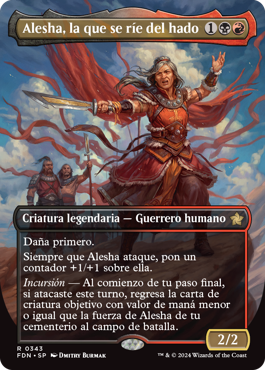 Alesha, la que se ríe del hado