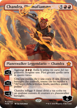 Chandra, Plasmafiamme