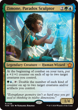 Zimone, Paradox Sculptor (Magic: The Gathering Foundations) - Gatherer ...