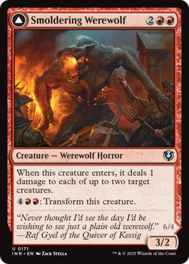 Smoldering Werewolf