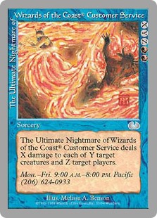 The Ultimate Nightmare of Wizards of Coast® Customer Service (Unglued) - Gatherer - The Gathering