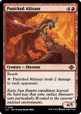 Panicked Altisaur