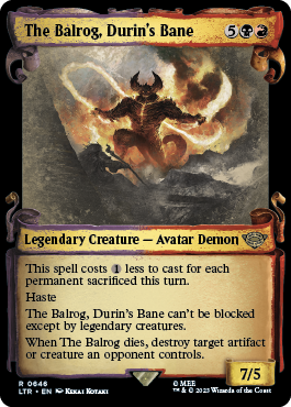 The Balrog, Durin's Bane