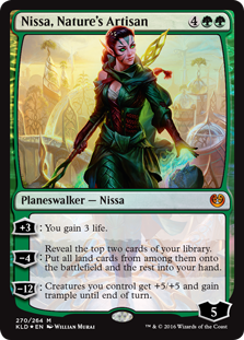MTG 2015 PAX Card Deck SEALED Green Planeswalkers Nissa Revane Cards NEW BOX 