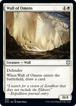 《前兆の壁/Wall of Omens》 [KHC]