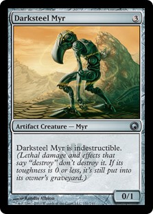MTG Magic the Gathering Card X1 Myr Welder Mirrodin Besieged EX/NM 