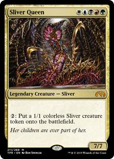 Sliver Queen from Stronghold X1 MTG Magic the Gathering Near Mint NM 